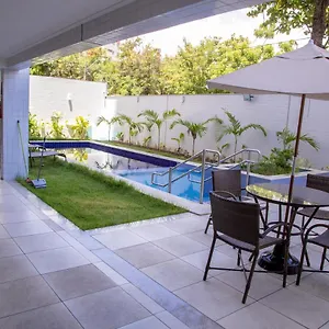 Apartamento Flat No De Boa Viagem, Vista O Mar, Andar Alto, Recife